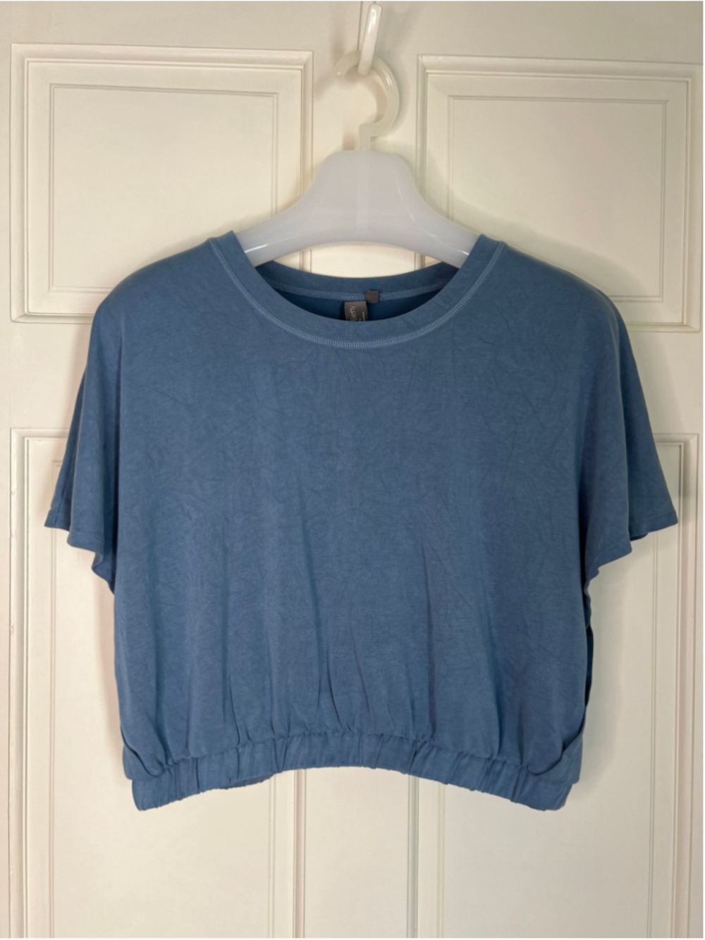 Sweaty Betty Crop Tee Blue Women's UK L